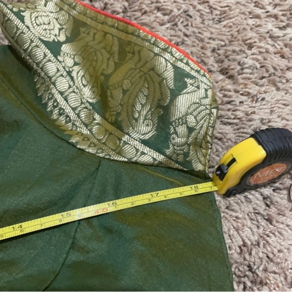 $85 new semi silk saree/sari with stitched blouse. - Picture 8 of 9